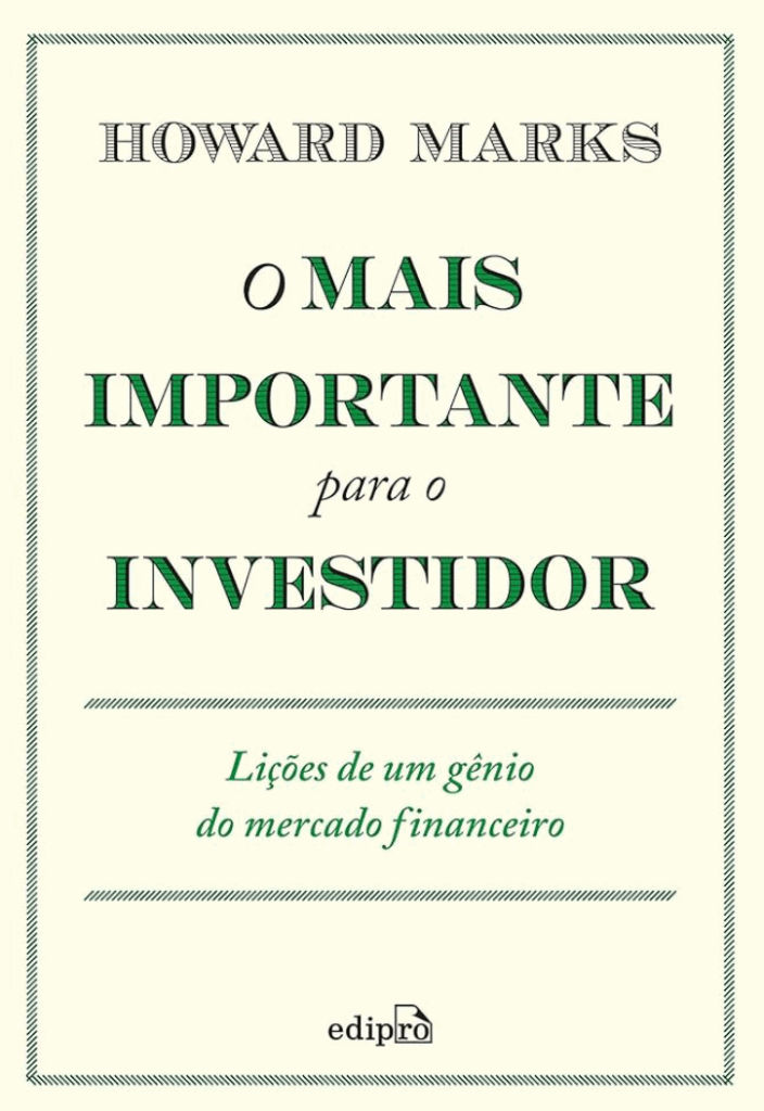 Ilustração da capa do livro O mais importante para o investidor